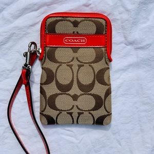 Coach Wristlet/Phone Wallet